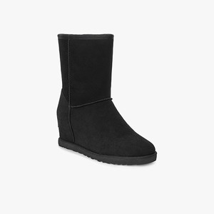 Ugg Classic Femme Short Women Classic Boots Black (9376WFYIP)